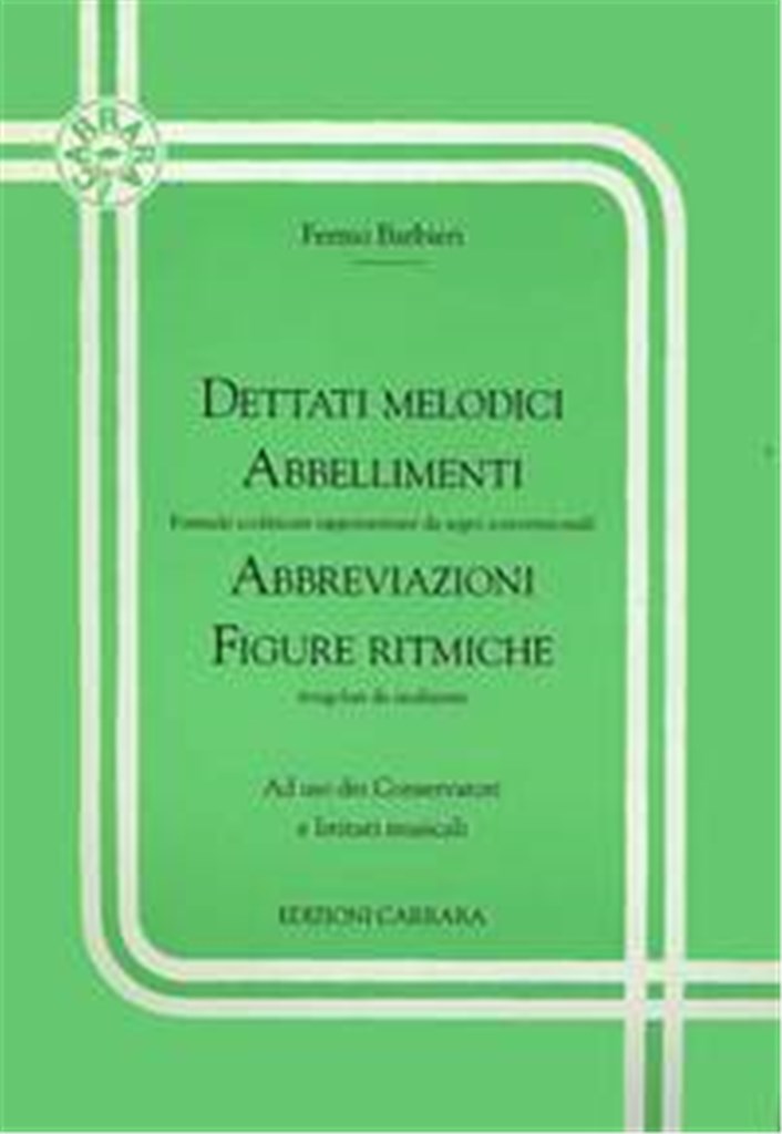 Dettati melodici, Abbellimenti, Abbreviazioni